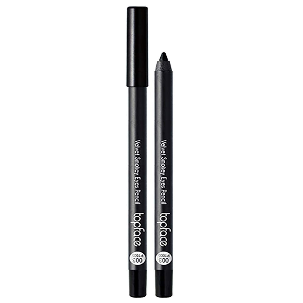 Topface smoky velvet eye pencil-black