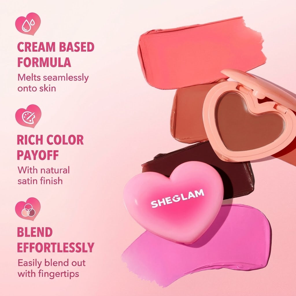 Sheglam Playing cupid cream blush