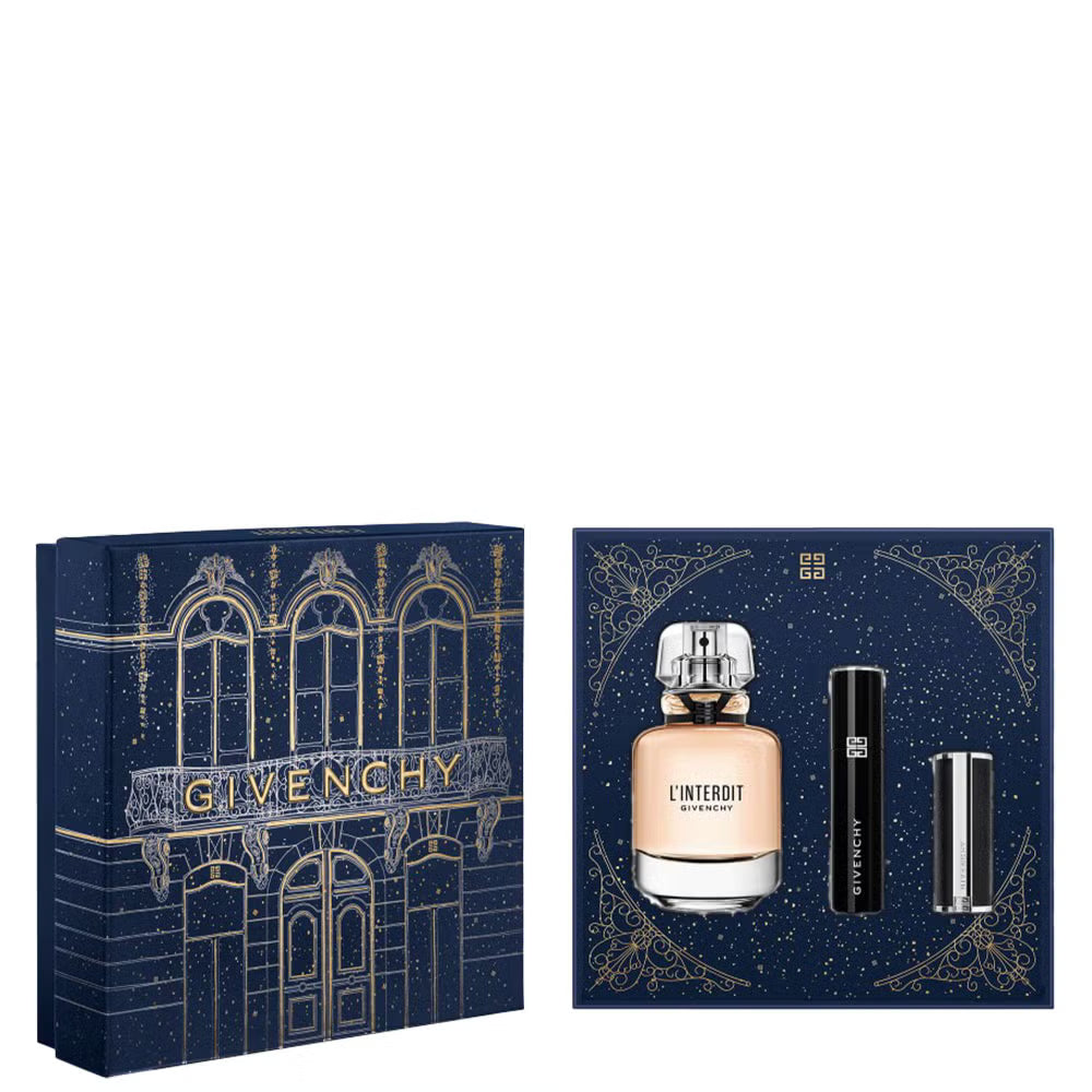 Givenchy L'Interdit EDP SET(EDP 50ML+L'Interdit Black Mascara 4G+Lipstick 1.5G)