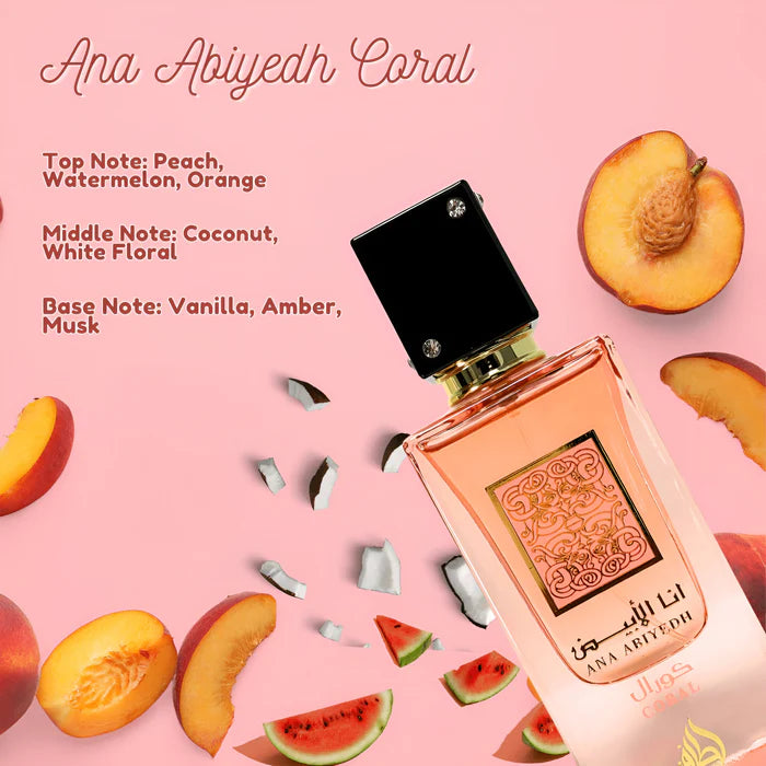 Lattafa Ana Abiyedh Coral EDP