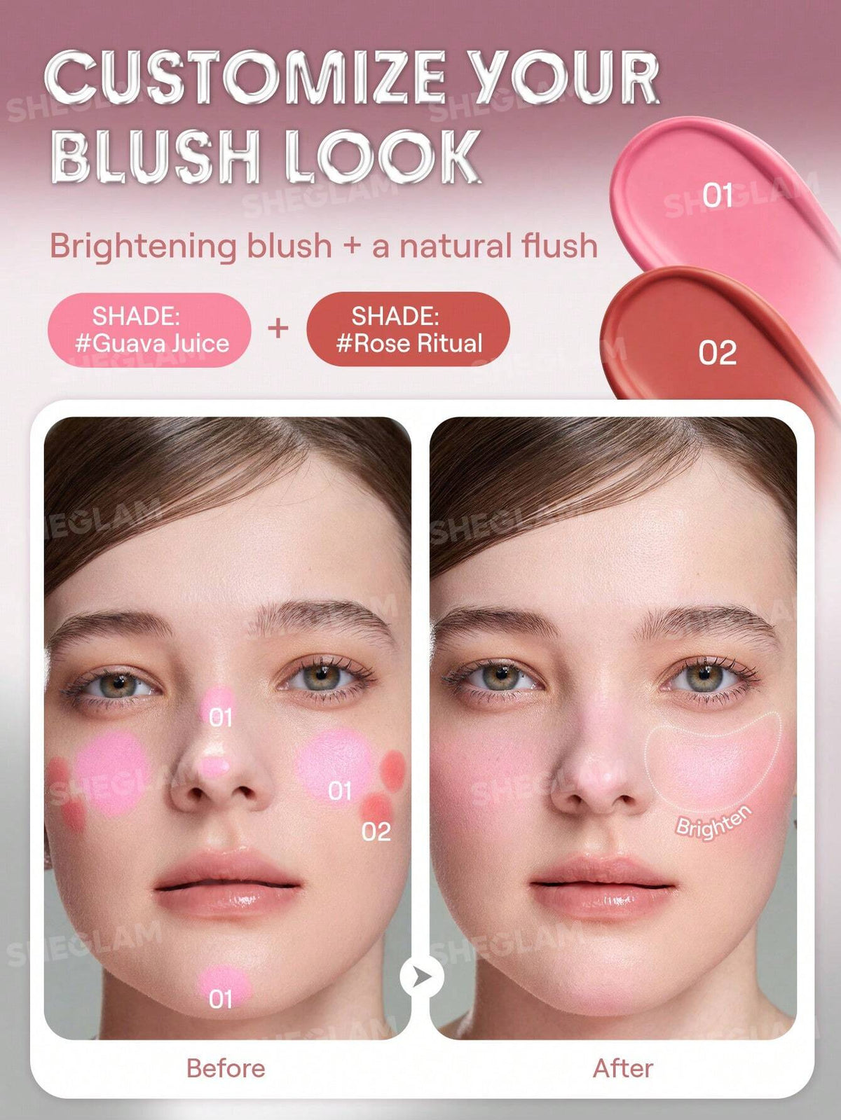 Sheglam Buttery Bliss Blush Stick-Guava Juice