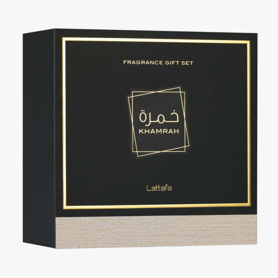 Lattafa Khamra Gift set 3Pcs