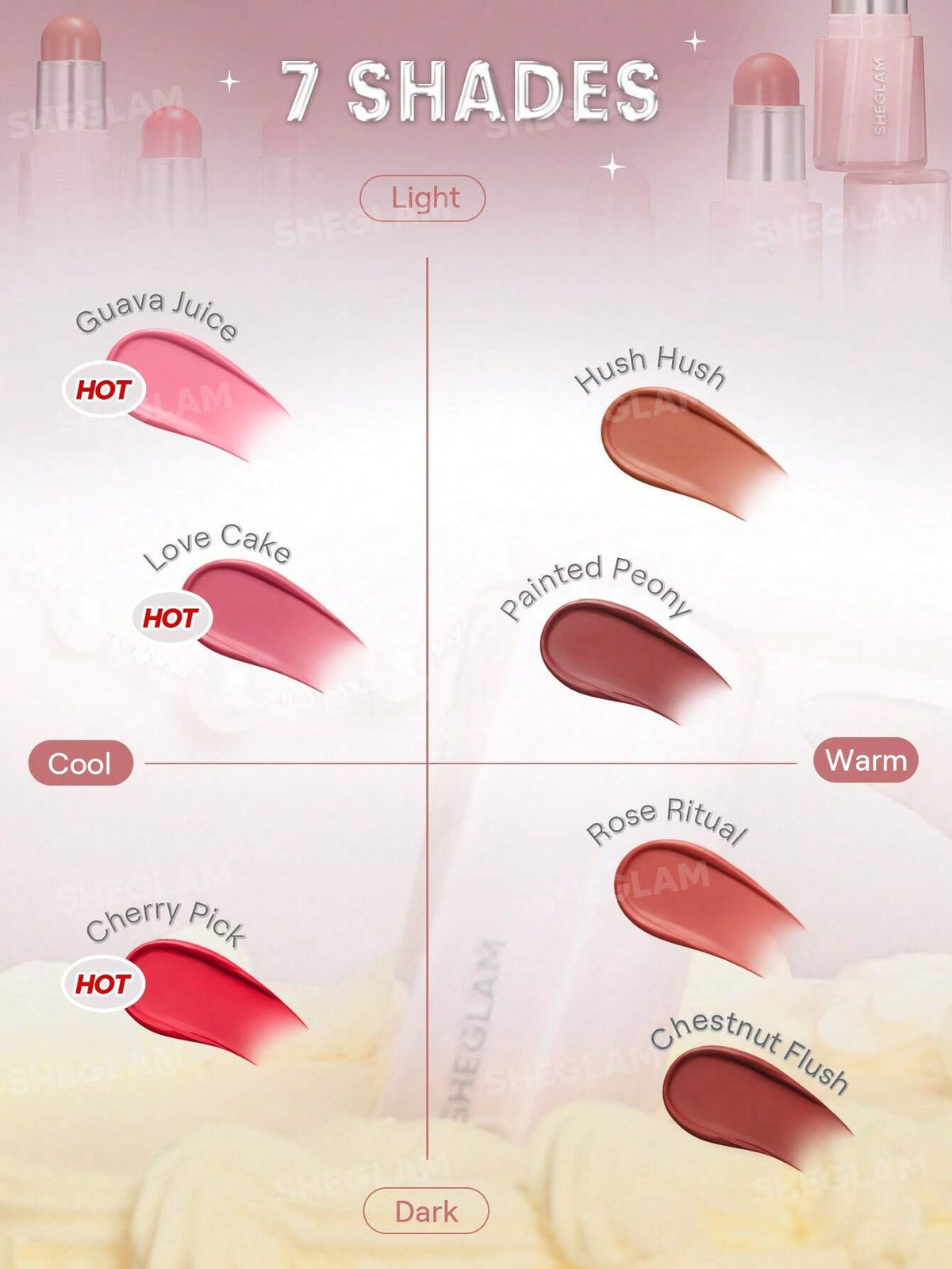 Sheglam Buttery Bliss Blush Stick-Guava Juice