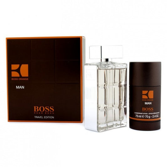 Hugo Boss Boss Orange Man Coffret: Eau De Toilette Spray 100ml/3.3oz + Deodorant Stick