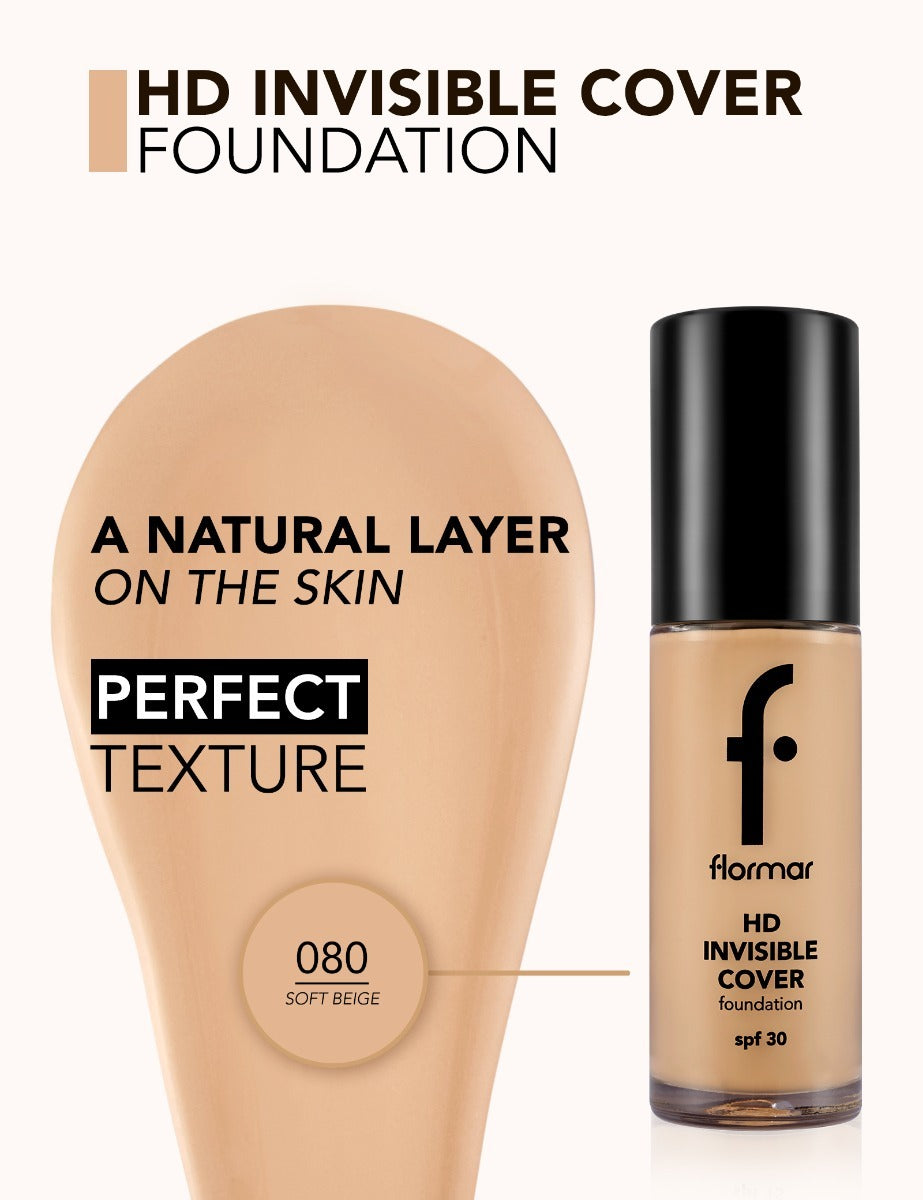 Flormar Foundation HD Invisible cover