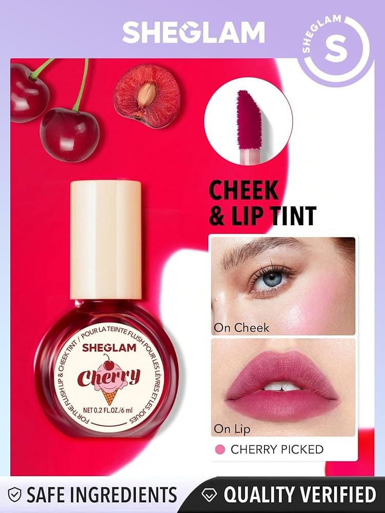 SHEGLAM for the flush lip & cheek tint it's chill