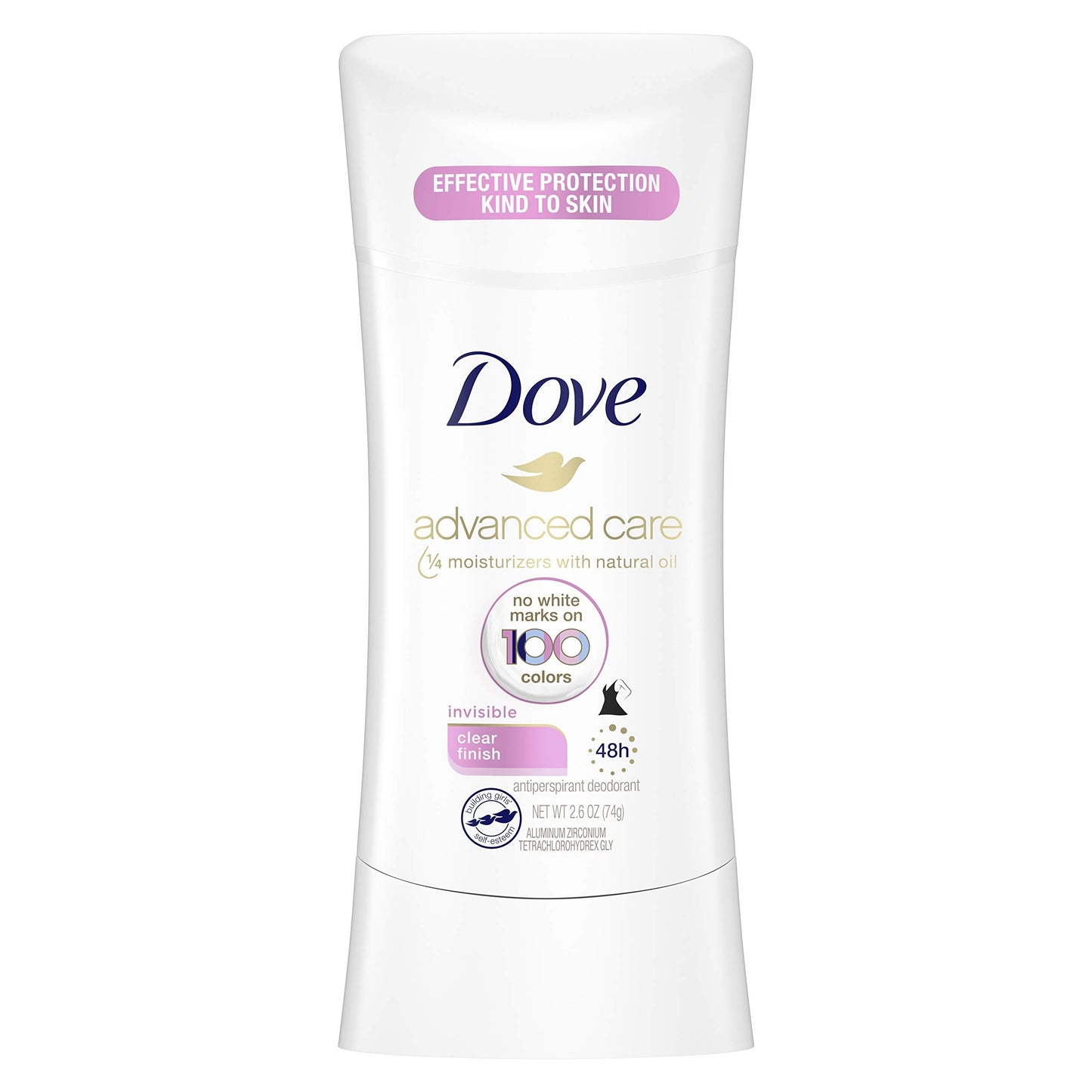 Dove invisible advanced care antiperspirant deodorant, clear finish