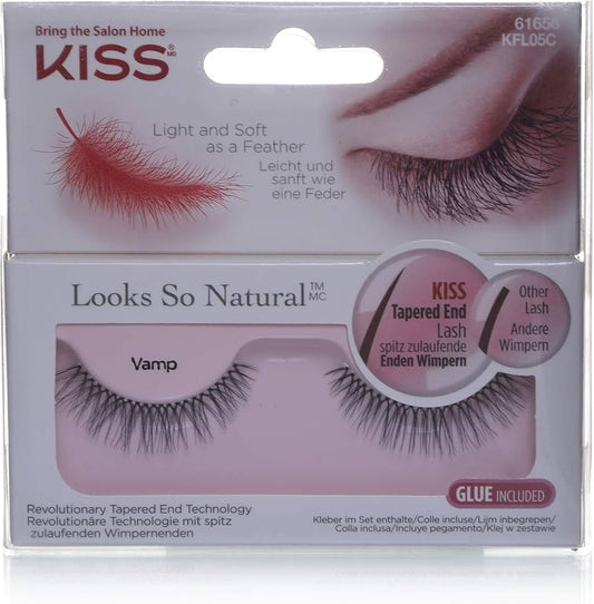 Kiss Vamp Tapered End Lashes (KFL05C) Glue