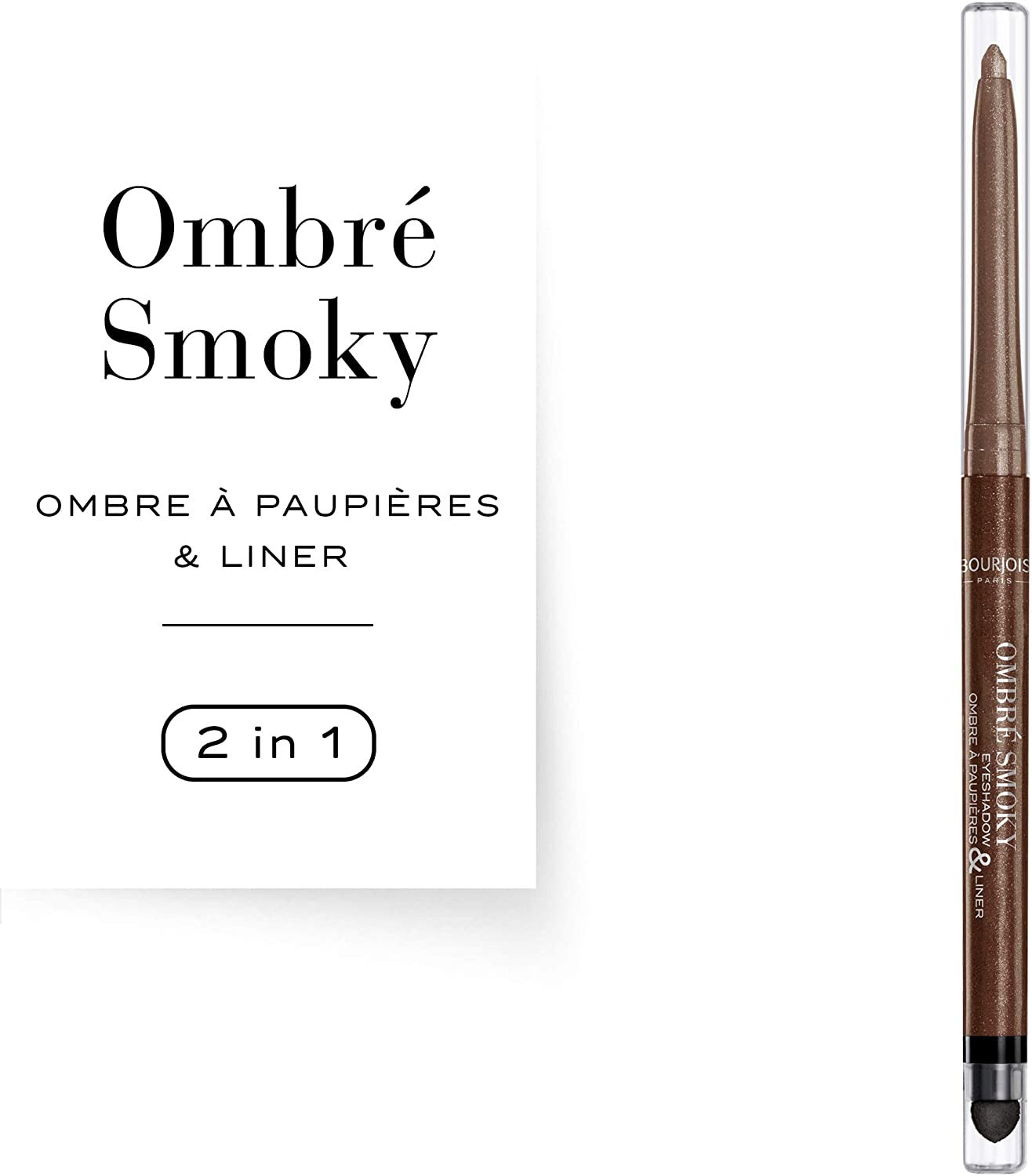 bourjois ombre smoky eyeshadow & liner002 brown