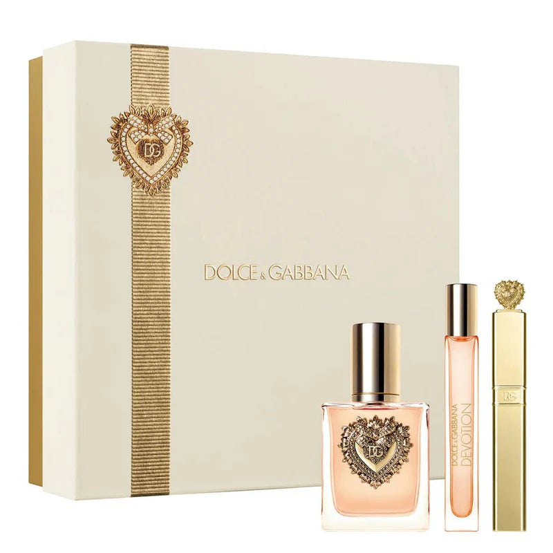 Dolce & Gabbana Devotion EDP Gift Set(50MLEDP +8ML Mascara+ 10MLTravel Spray)