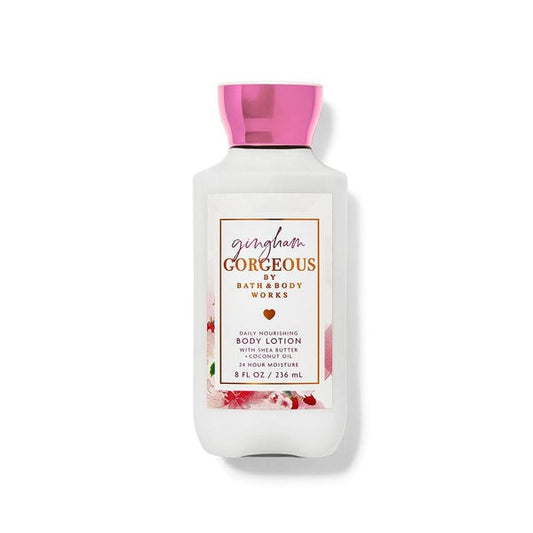 bath & body works gingham gorgeous body lotion