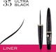 Bourjois Liner Pinceau Eyeliner 24h - 35 Ultra Black