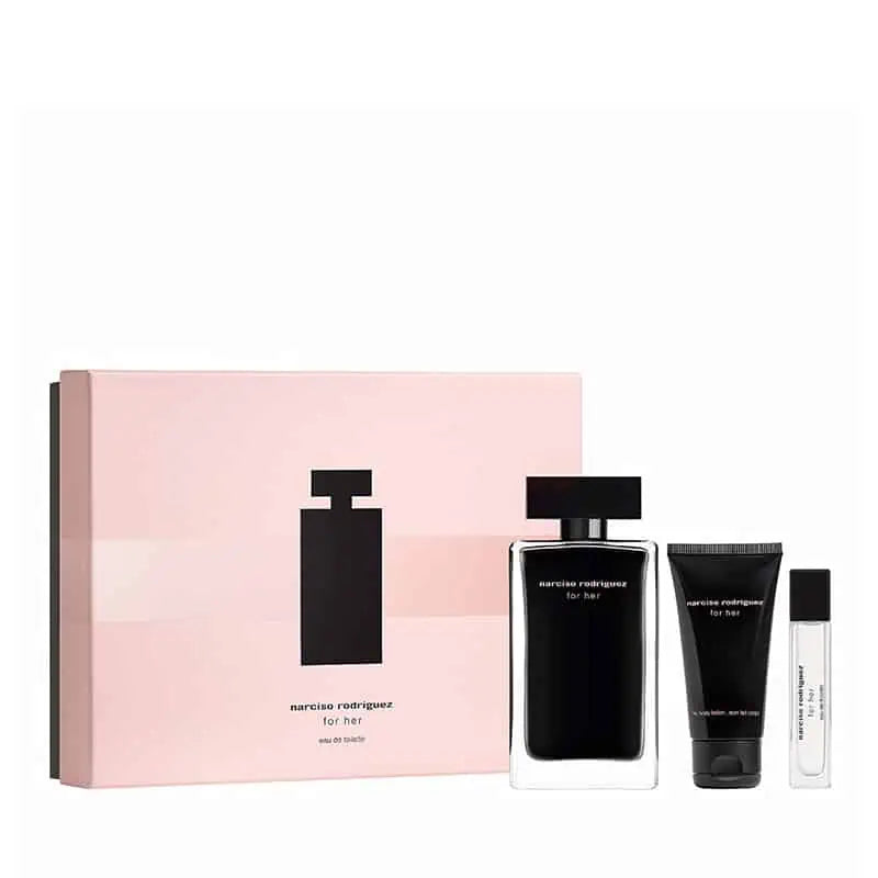 Narciso Rodriguez For Her Set (EDT 100ml + EDT 10ml + BL 50ml)