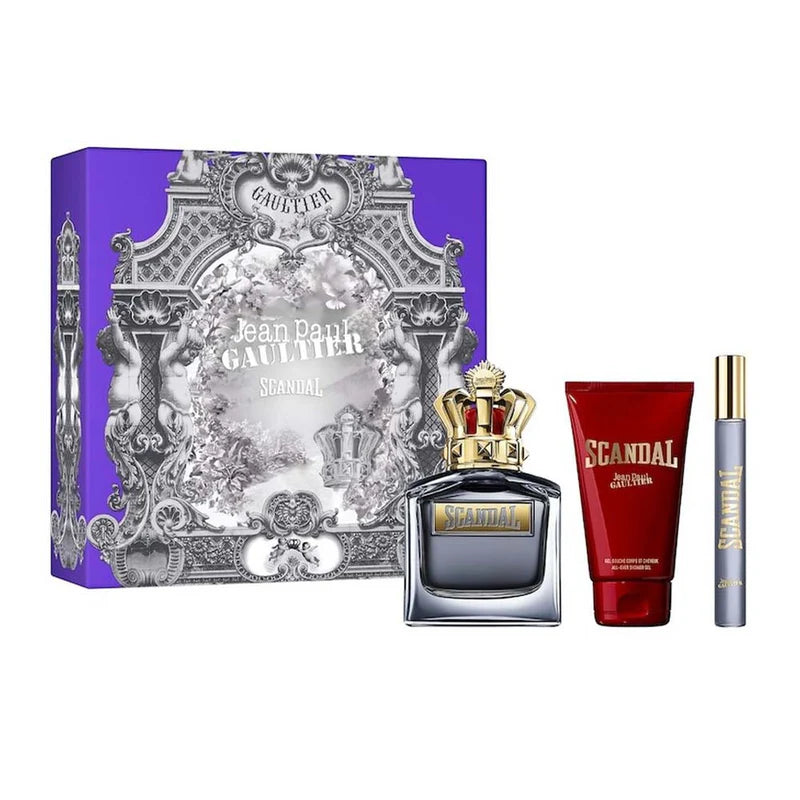 Jean Paul Gaultier Scandal EDT(75ml Shower Gel+100ML+10ML Travel Spray)