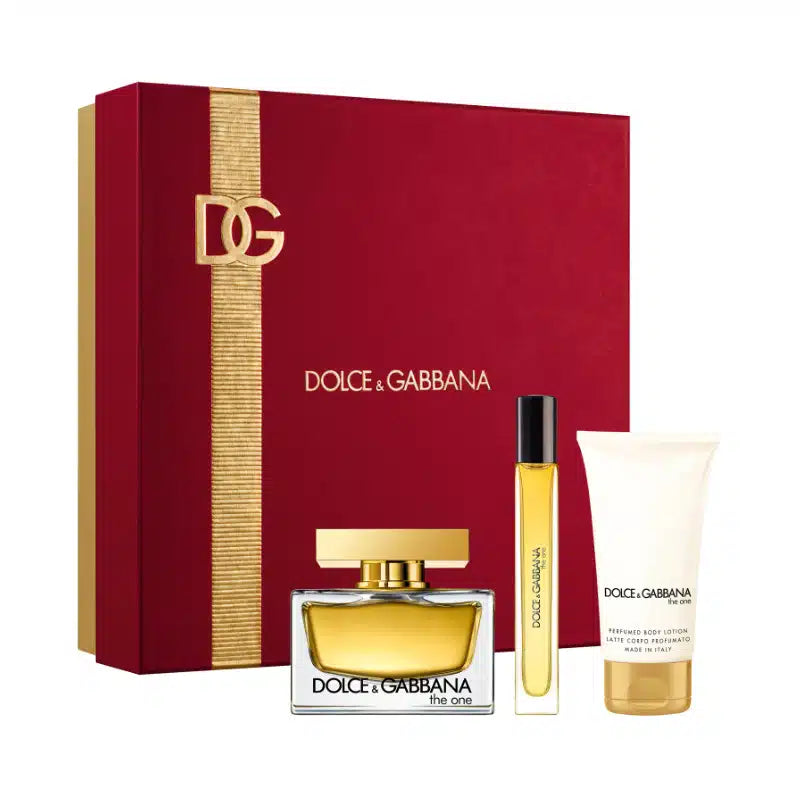 Dolce & Gabbana The One Eau de Parfum 75ml+ Body Lotion 50ML+Travel Spray 10ML