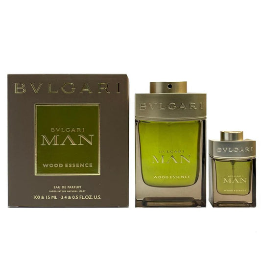 Bvlgari Man Wood Essence(100ML EDP +15ML Travel Spray)