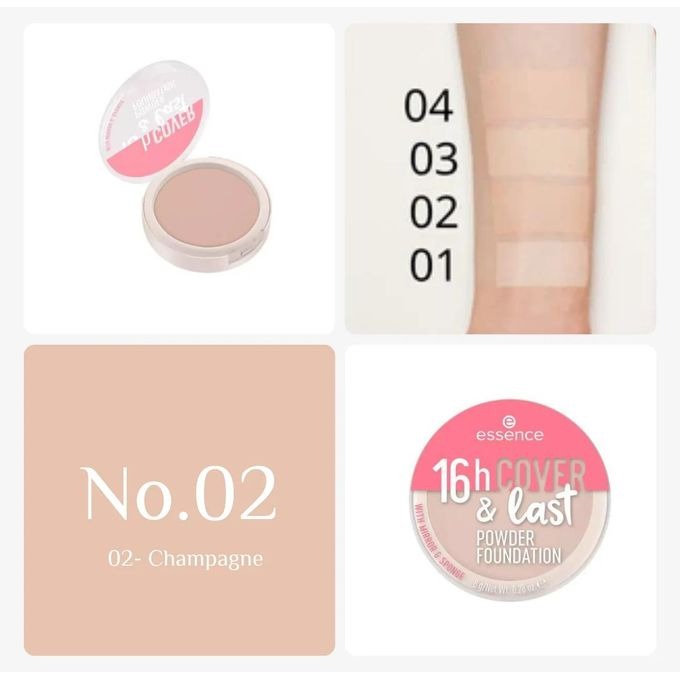 essence 16h COVER & last POWDER FOUNDATION