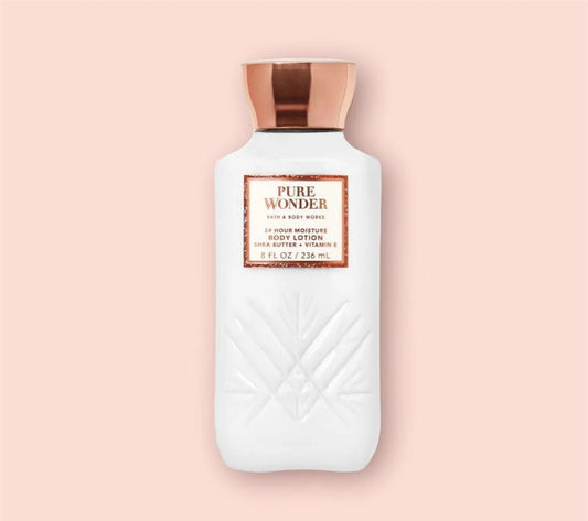 bath & body works pure wonder body lotion