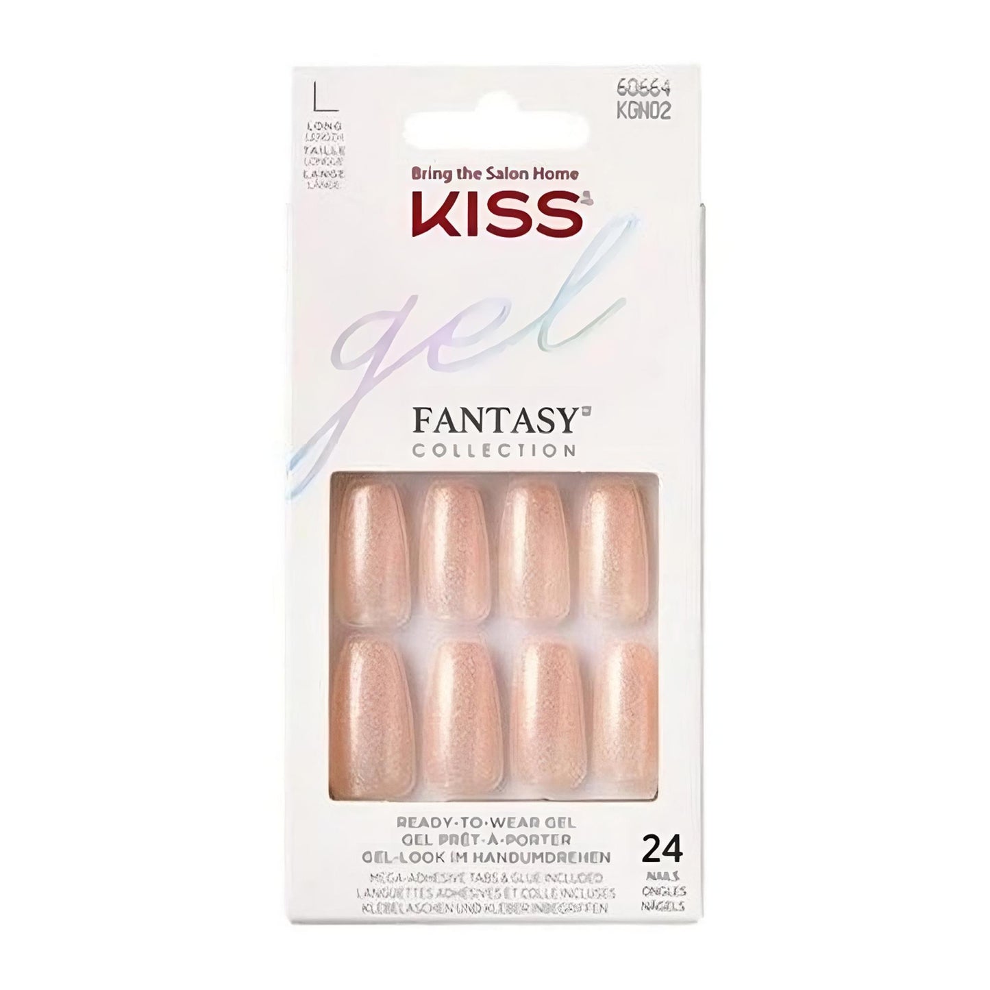 KISS Nails gel Fantasy (60664-kgn02) 24nails