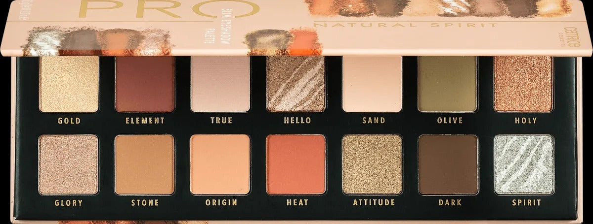 Catrice Pro natural spirit slim eyeshadow palette 010