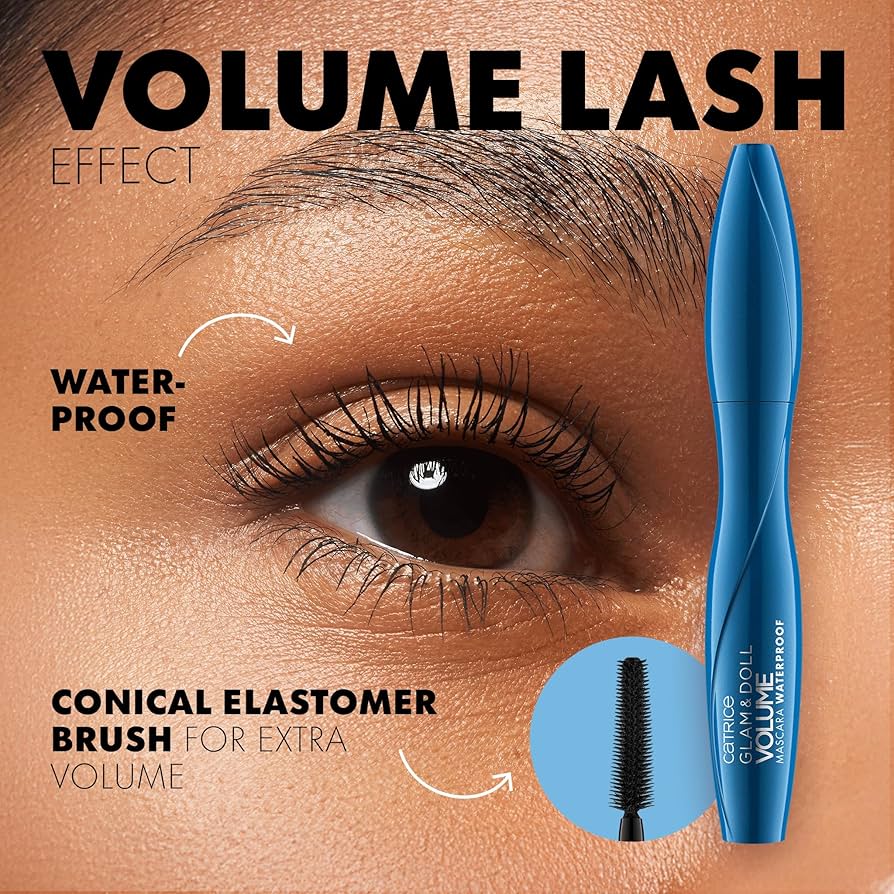 Catrice Glam&Doll Volume Mascara Waterprood Black
